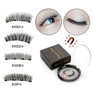 1คู่ Bulu Mata ชุด ขนตาแม่เหล็ก ชุดจัดระเบียบ คลิปได้ง่าย เครื่องมือแต่งหน้า ไม่มีกาว ไม่มีอายไลเนอร์