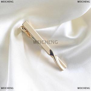 [COD] WEICHENG 1Pc Tie Clip for Men Copper Simple Bar Clasp Fashion Mens Classic Tie Clip