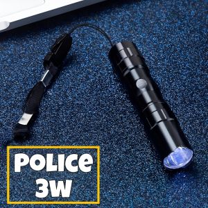 Senter Police 3w Mini Senter Swat Police Senter Mini 3 Watt - zansenShop