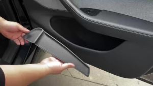 For Tesla Model Y Juniper 2025 Central Control Water Cup Mat Front Rear Door Handle Storage Pad Organizer Tray Car Accessories