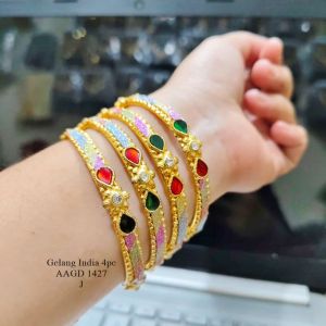 Gelang Keroncong India ISI 4 / ISI 6 / Bollywood india / gelang warna AAGD1427