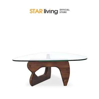 STAR Noguchi Tempered Glass Top Coffee Table