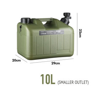 HEWOLF Collapsible Water Container with Spigot Camping Water Storage Carrier Jug for Outdoors Hiking Backpack & Survival Kit Foldable Portable Water Canteen