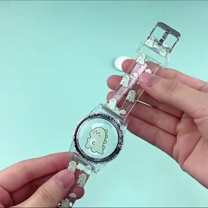 Waterproof Air Tag Bracelets for Kids Compatible with Air Tag Finders with Soft SiliconeAnti Lost GPS Item Finders Case Cover for KidsNight Blue/Black