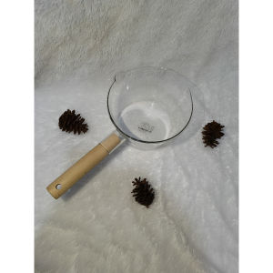 Gayung Estetik Kualitas Premium Dengan Gagang Kayu Gayung Air Masak Dapur kamar mandi