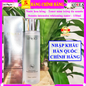 Nước hoa hồng sennio chính hãng nước hoa hồng ức chế sắc tố sennio hàn quốc intensive whitening toner senio màu trắng cho da nám tàn nhang cân bằng