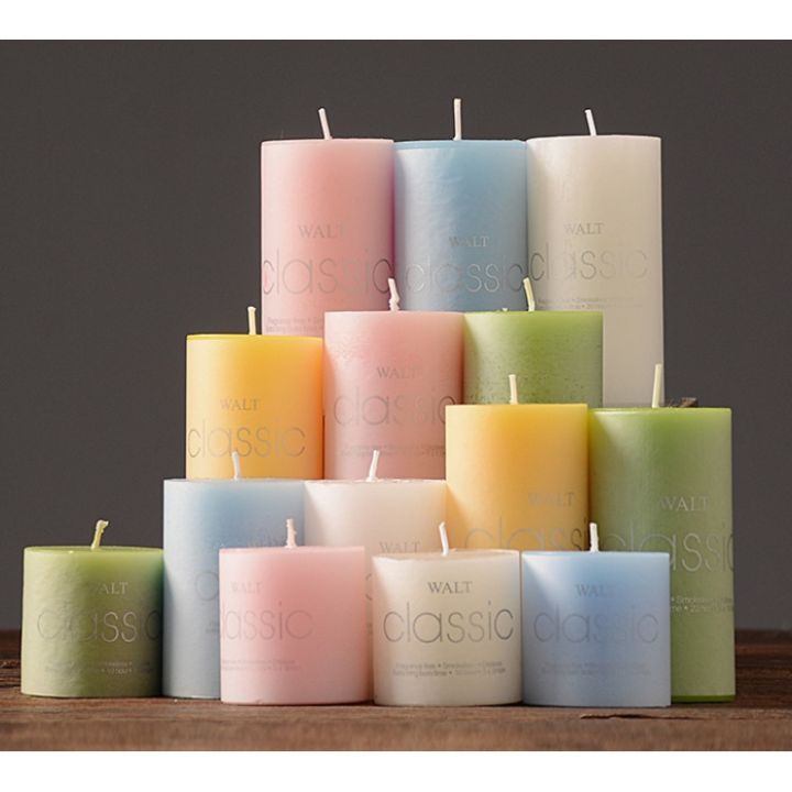 Nến trụ tròn classic NẾN THƠM NHIỀU MÀU nhiều size trang trí tiệc trang ...