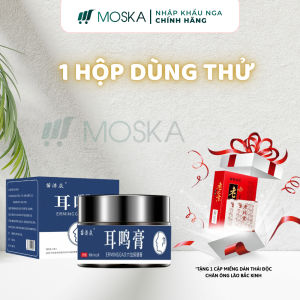 Cao Bôi Thảo Dược Cải Thiện Ong Tai Ù Tai ERMINGGAO 30G - Kem Giảm Áp Lực Tai Giảm Ù Tai Hết Tiếng Vo Ve Phục Hồi Thính Lực Hiệu Quả Hết Đau Nhức Tai Nghe Kém Giúp Ngủ Ngon Tinh Thần Minh Mẫn Thành Phần Lành Tính An Toàn Khi Sử Dụng | Moska