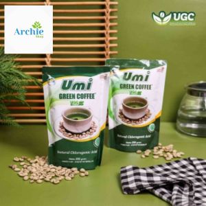 Umi Green Coffee UGC Kopi Hijau Kesehatan Pelangsing Alami 250gr