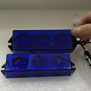 Lampu Strobo Led 3Mata Kotak - Lampu Strobo 3Mata Flash - Strobo Led 3Mata Kotak Sepasang