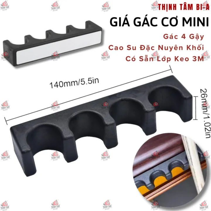 [THỊNH TÂM] Giá Gác Gậy Bida Để Bàn, Giá Đỡ Cơ Bi-A Di Động Có Keo