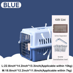 cat carrier cage Cat Travel Case Convenient Cat Cage Outdoor Carrying Sturdy Airline Case Cat Cage Large Space Convenient Portable Cat Cage