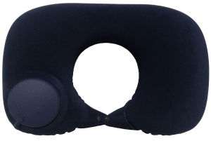 Press the inflatable U-shaped pillow Inflatable Pillow Travel Pillow Neck Camping Pillow Air U-Shape Press Type Outdoor Pillow