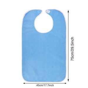 MIRELAE Mềm mại Yếm người lớn Có thể điều chỉnh Nhẹ Tạp dề chăm sóc hàng ngày Polyester Có thể giặt bằng máy Khăn ăn Người già