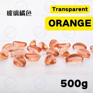 Blue Glass Stone Aquarium Decoration  Pebbles Fish Tank Batu 鱼缸装饰 荧光石 蓝沙 蓝石头 batu akuarium