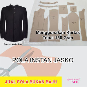 Pola Jasko - Pola Instan Jasko - Pola Jas Koko Pria Dewasa | Rumah Kreatif AFH