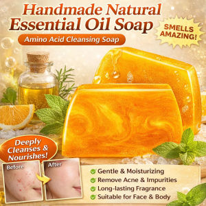 Amino Acid Gold Essential Oil Soap Perfume Type Deep Cleansing Soap Long Lasting Fragrance Cleansing Bath Exfoliating Soap香水黄金精油皂