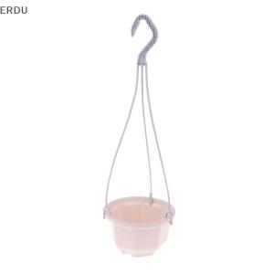 💖【Special price】💖ERDU Plastic Hanging Planter Flower Plant Chain Basket Planter Holder Succulent Plant Flower Pots Flowers Container Home Garden Decor
