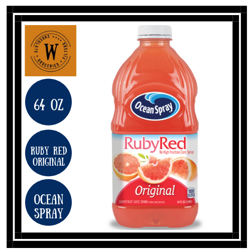 OCEAN SPRAY Ruby Red Original Grapefruit Juice Drink - 64 fl. Oz ...