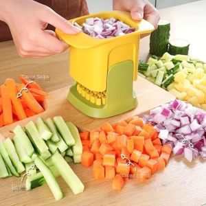 (DIYMO)Multi-Function Vegetable Chopper and Slicer - Versatile Kitchen Cutter for Fruits & Vegetables