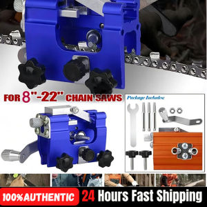 Alat Pengasah Rantai Gergaji Alat Pengasah Rantai Gergaji Pengasah Pisau Paduan Dengan Kepala Gerinda Original Aluminium Asahan Kikir Mempertajam Mata Rantai Rante Mesin Potong Sharpener Blade Chainsaw Manchine