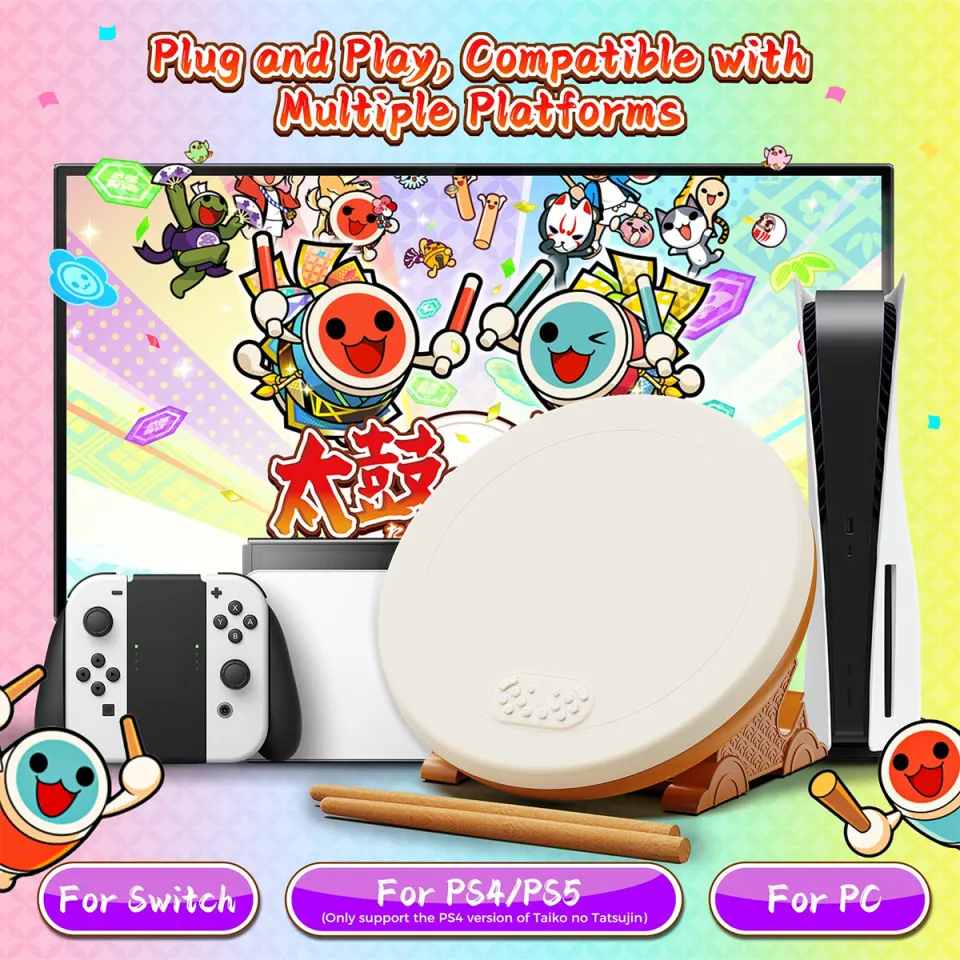IINE Professional Taiko Drum Controller Pro Max for Nintendo
