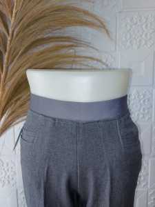 NHM Celana Bahan Kantor Formal Karet Celana Panjang Wanita Anti Begah