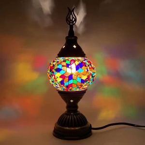 Limited edition Turkish vintage romantic small table lamp bedroom study Cafe Restaurant Ho B & Decoration