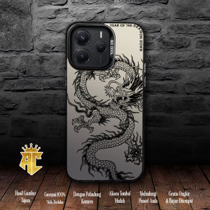 CASE XIAOMI REDMI NOTE 14 4G 14T PRO / 14C / 13 / 12C / 12 4G / NOTE 13 4G / NOTE 13 5G / X5 / C40 / 13C / NOTE 12 4G / A1 2022 / 9A / NOTE 9 / R.9  SO COOL HOLOGRAM PREMIUM MATTE - Motif NAGA - Softcase HYBRID IMD PLATE HOLOGRAM Cowo - Casing Glossy