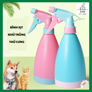 Bình xịt khử trùng sát khuẩn dụng cụ đồ chơi chuồng lồng cho thú cưng 400ml - Bibopetcare