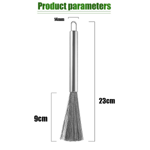 แปรงสเตนเลสขัดหม้อ ขนาด23ซม.แปรงล้างจาน กระทะ ทำความสะอาด ครัวเรือน