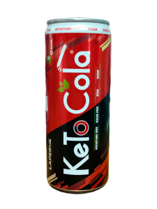 KETO COLA Softdrinks In Can Zero Sugar Sweetened with Stevia BCAA Zero Calorie Vegan Imported
