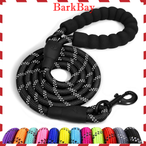 Heavy Duty Dog Leash Rope Comfortable Padded Handle Reflective Pet Leashes For Medium Large Dogs
