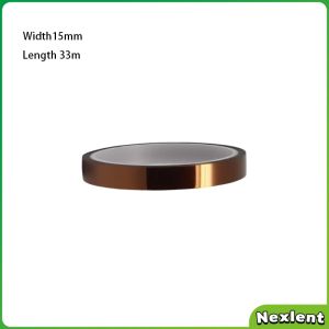Nexlent High Temperature Tape Heat Press Tape Polyimide Film Adhesive Tape 33m