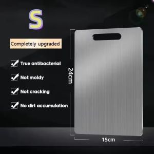 【SG Seller】304 Stainless Steel Chopping Board Thickened Double-sided Antibacterial Kitchen Cutting Board