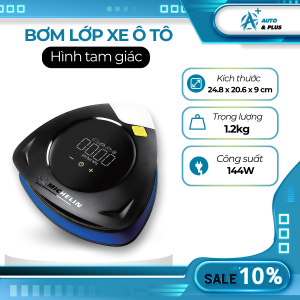 BƠM LỐP XE ÔTÔ HÌNH TAM GIÁC  CHÍNH HÃNG MICHELIN MM2202