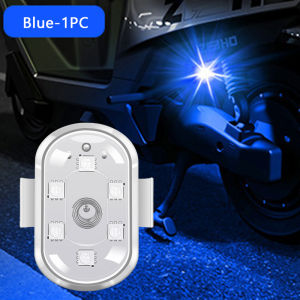 Seemetal máy bay đèn nhấp nháy đèn xe máy RGB LED cánh cố định xe đạp nhấp nháy đèn hậu