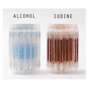 First Aid Swab Sticks Wound Disinfectant Alcohol Iodine Iodophor Cotton Bud Swabs ( 50 100pcs)