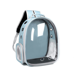 (Ready Stock)Premium Transparent Pet Carrier Travel Bag/Cat Carrier Backpack/Cat Bag Capsule/Beg Kucing/Galas Kucing宠物背包