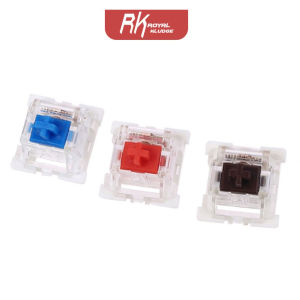 RK ROYAL KLUDGE Linear Mechanical Keyboard Switches 3/5-Pin Red/Brown/Blue SwitchCompatible with MX Keycaps for Gaming Keyboard Custom Switches