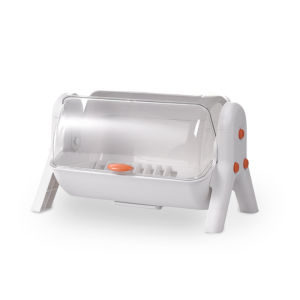 Draining Dish Rack Organizer Kitchen Storage with Cover and Drainer Utensil Cutlery Dishrack Local Stock