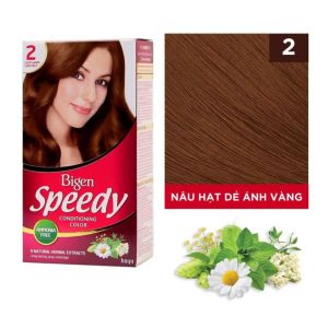 Kem nhuộm tóc Bigen Speedy Hair Conditioner EN052 bigen số thảo dược giúp phủ bạc dưỡng tóc 80g