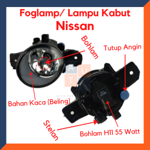 Foglamp & Lampu Kabut untuk Mobil Nissan Grand Livina, March, Evalia & Juke