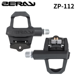 ZERAY ZP-112 Short Carbon Fiber Body Road Bike Pedals Self-locking Ultralight Bicycle Clipless Pedals Compatible with LOOK KEO System