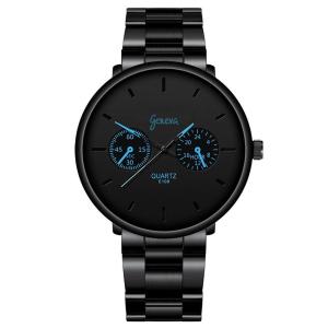 Jam Tangan Kasual Pria Import Premium Original New Model Terbaru Quartz Analog Stainless Steel Titanium Anti Karat Dial Tipis Simpel Aksesoris Arloji Men Watches Cowok Formal Bisnis Bergaya Sporty Keren Luminious Bercahaya COD -JG8