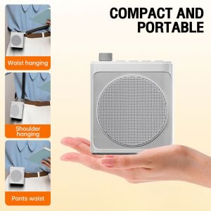 M29 Wireless Lavalier Microphone Speaker Bluetooth 5.0 Portable PA System for Teaching Tour Guide 15