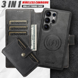 0930[Local Stock] Christmas Halloween 3 IN 1 Flip Wallet Magsafe Leather Case For Samsung Galaxy S26 Ultra S22 S23 S24 S25U S26U Cards Pocket magneticed Phone Cover h261009