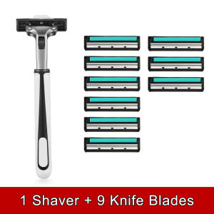 Shaver Razor Blades for Men 3 Layers Safety Hair Removal Beard Shaving Manual Shaver for men