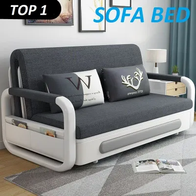 Giường Sofa Đa Năng Giường Thông Minh Ghế Sofa Gấp Gọn Khung Thép Không Gỉ Có Ngăn Chứa Đồ