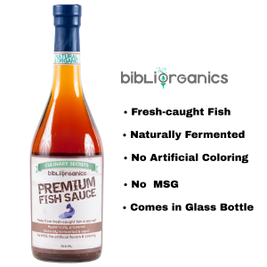 Bibliorganics Premium Fish Sauce 750ml